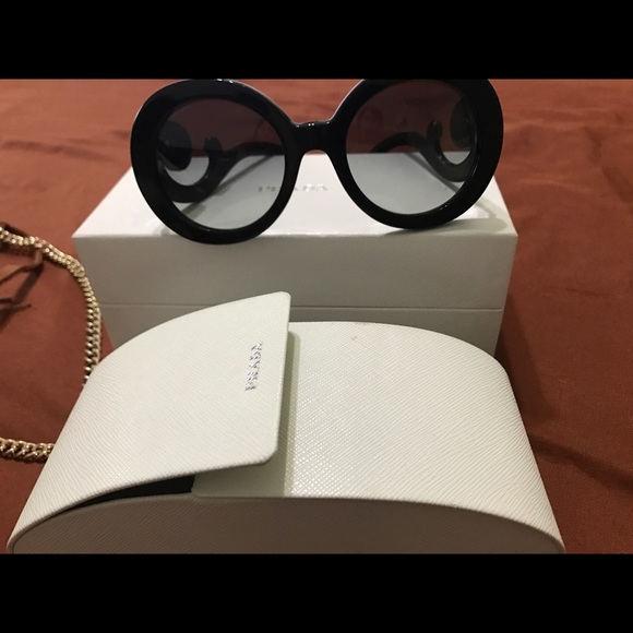 New Prada Black Baroque sunglasses - Picture 3 of 9